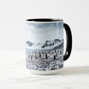 Mug Paysage de la colonie de pingouins de Chinstrap