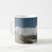 Mug Paysage de la côte du Pacifique Photo Plage Vagues (Devant gauche)