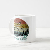 Mug Paysage de la forêt de pins (Devant gauche)