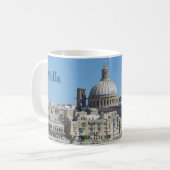 Mug Paysage de La Valette Ville à Malte Souvenir (Devant gauche)