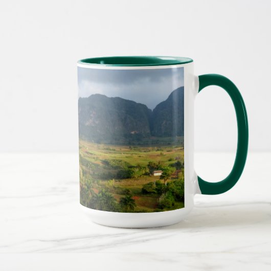 Mug Paysage de la vallée panoramique, Cuba (Droite)
