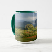Mug Paysage de la vallée panoramique, Cuba (Devant gauche)