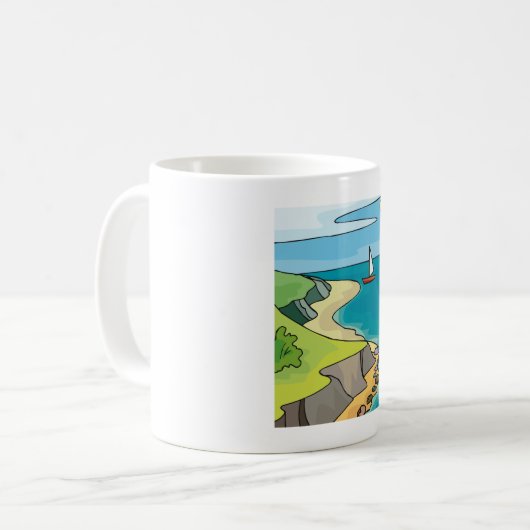 Mug Paysage de la voile (Devant gauche)