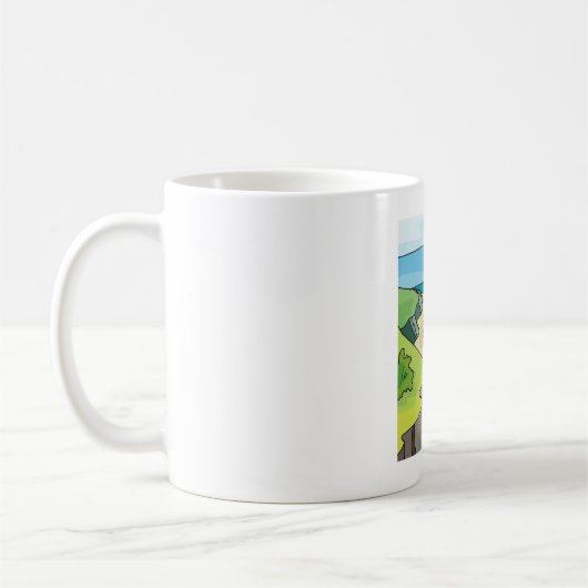 Mug Paysage de la voile (Gauche)