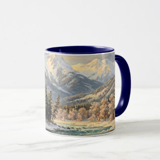 Mug Paysage de montagne enneigée