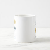 Mug Paysage de nature géométrique moderne personnalisé (Centre)