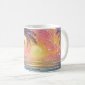 Mug Paysage de plage tropical de rêve (Devant droit)