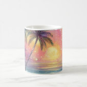 Mug Paysage de plage tropical de rêve (Centre)