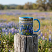 Mug Paysage de prairie aux bleuets du Texas