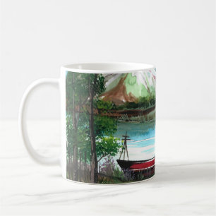 Mug Paysage de printemps dessiné à la main-24531