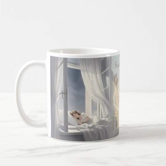 Mug Paysage de rêves du dimanche matin (Gauche)