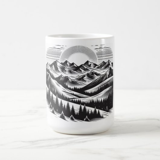 Mug Paysage des montagnes (Centre)
