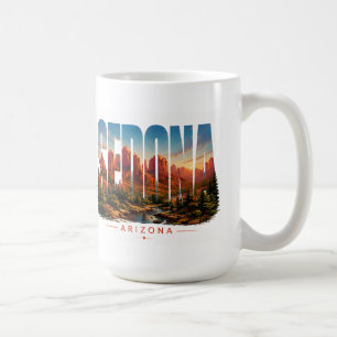 Mug Paysage désertique de roche rouge de voyage à Sedo