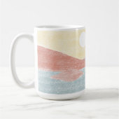 Mug paysage dessiné main (Gauche)