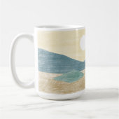 Mug paysage dessiné main (Gauche)
