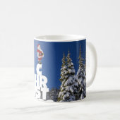 Mug Paysage d'hiver de Noël (Devant droit)