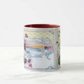 Mug Paysage D'Hiver ROMANTICA Avec Pansies (Centre)