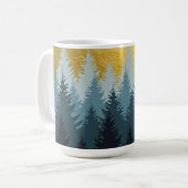 Mug Paysage d'or des arbres forestiers (Devant gauche)