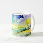 Mug Paysage du bonheur (Devant droit)