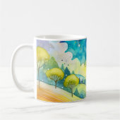 Mug Paysage du bonheur (Gauche)