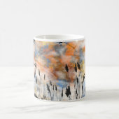 Mug Paysage du ciel d'été au coucher du soleil - Scène (Centre)