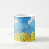 Mug Paysage du drapeau ukrainien (Centre)