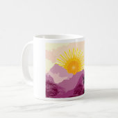 Mug Paysage du lever du soleil (Devant gauche)