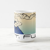 Mug Paysage du Mt. Fuji avec Nuages (Centre)
