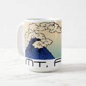 Mug Paysage du Mt. Fuji avec Nuages (Devant gauche)