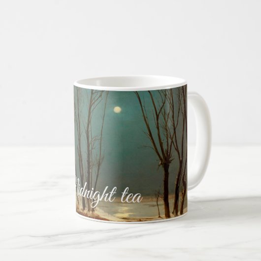 Mug Paysage en hiver au clair de lune par Carl Blechen (Devant droit)