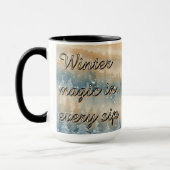 Mug Paysage enneigé de rêves gelés (Gauche)