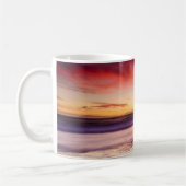 Mug Paysage et jetée au coucher du soleil, CA (Gauche)
