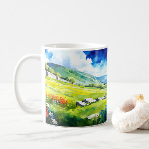 Mug Paysage étendu "Fielddale" Yorkshire Dales Scène