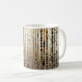 Mug Paysage forestier Art Décor Peinture Mosaïque (Devant droit)