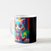 Mug Paysage forestier avec forêt arbres d'automne (Devant gauche)