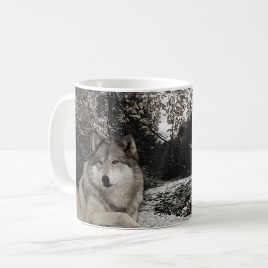 Mug Paysage forestier du ruisseau Wolf (Devant gauche)