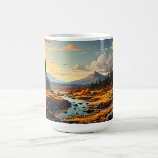 Mug Paysage Forestier En Automne (Centre)