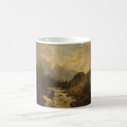 Mug Paysage forestier (par Josef Kriehuber) (Centre)