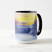 Mug Paysage hivernal (Devant droit)