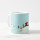 Mug Paysage hivernal de Noël (Devant gauche)
