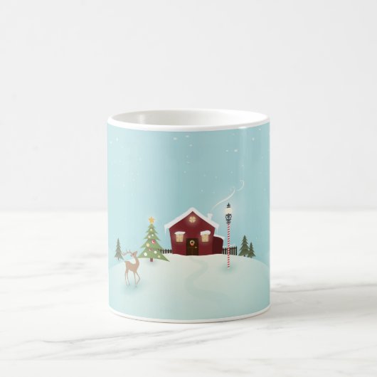 Mug Paysage hivernal de Noël (Centre)