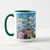 Mug Paysage hivernal Whimsical Envoyer neige (Gauche)