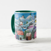 Mug Paysage hivernal Whimsical Envoyer neige (Devant gauche)