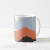 Mug Paysage illustrations du milieu du siècle, plan mi (Devant droit)