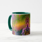 Mug Paysage Imaginaire, tropical et onirique (Devant gauche)