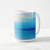Mug Paysage large "Clachanray" rose et bleu (Devant droit)