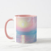 Mug Paysage magique au coucher du soleil rose (Gauche)