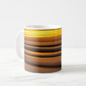 Mug Paysage marin abstrait au coucher du soleil, CA (Devant gauche)