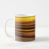 Mug Paysage marin abstrait au coucher du soleil, CA (Gauche)