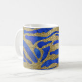 Mug Paysage marin abstrait Vagues fracturées 04 (Devant gauche)